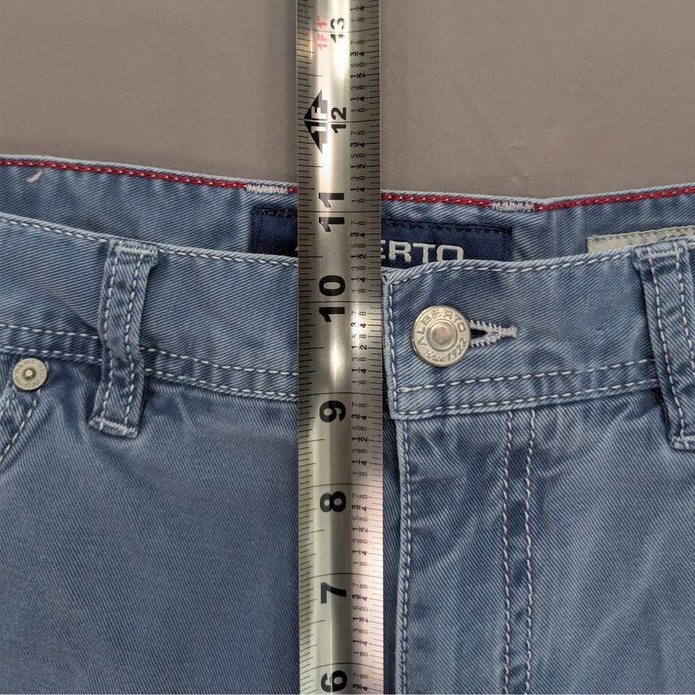 Alberto Modern Fit Blue Stretch Pants 34x32 (Tag 34x34) - Picture 13 of 14